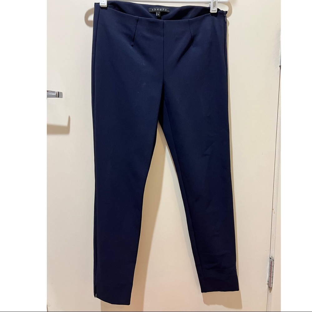 Theory navy skinny pants